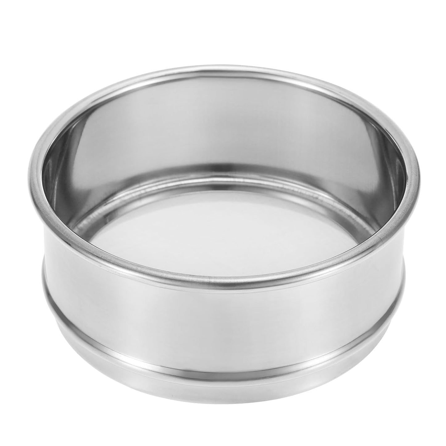 PATIKIL 150 Mesh Lab Sieve, 4" Diameter Test Sieve 304 Stainless Steel Wire Cloth (0.1mm) for Industrial Laboratory