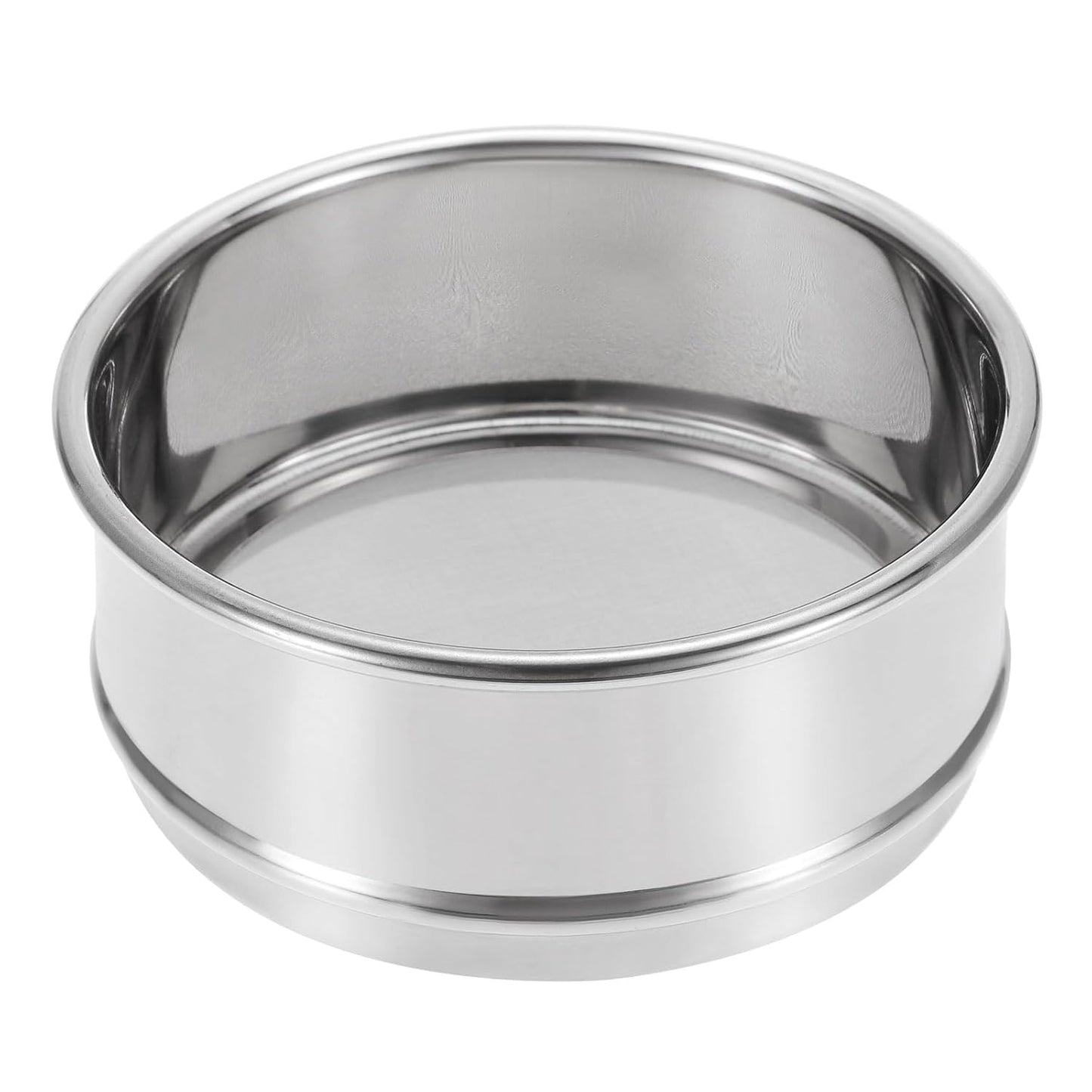 PATIKIL 150 Mesh Lab Sieve, 4" Diameter Test Sieve 304 Stainless Steel Wire Cloth (0.1mm) for Industrial Laboratory