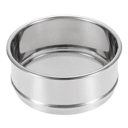 PATIKIL 150 Mesh Lab Sieve, 4" Diameter Test Sieve 304 Stainless Steel Wire Cloth (0.1mm) for Industrial Laboratory