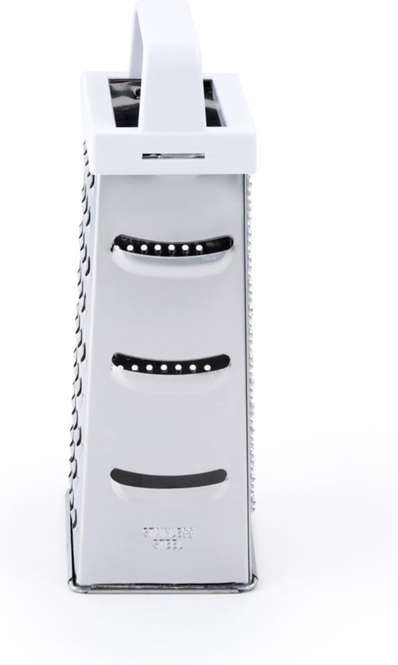 Fox Run 4-Sided Grater, Stainless Steel, 8-Inch