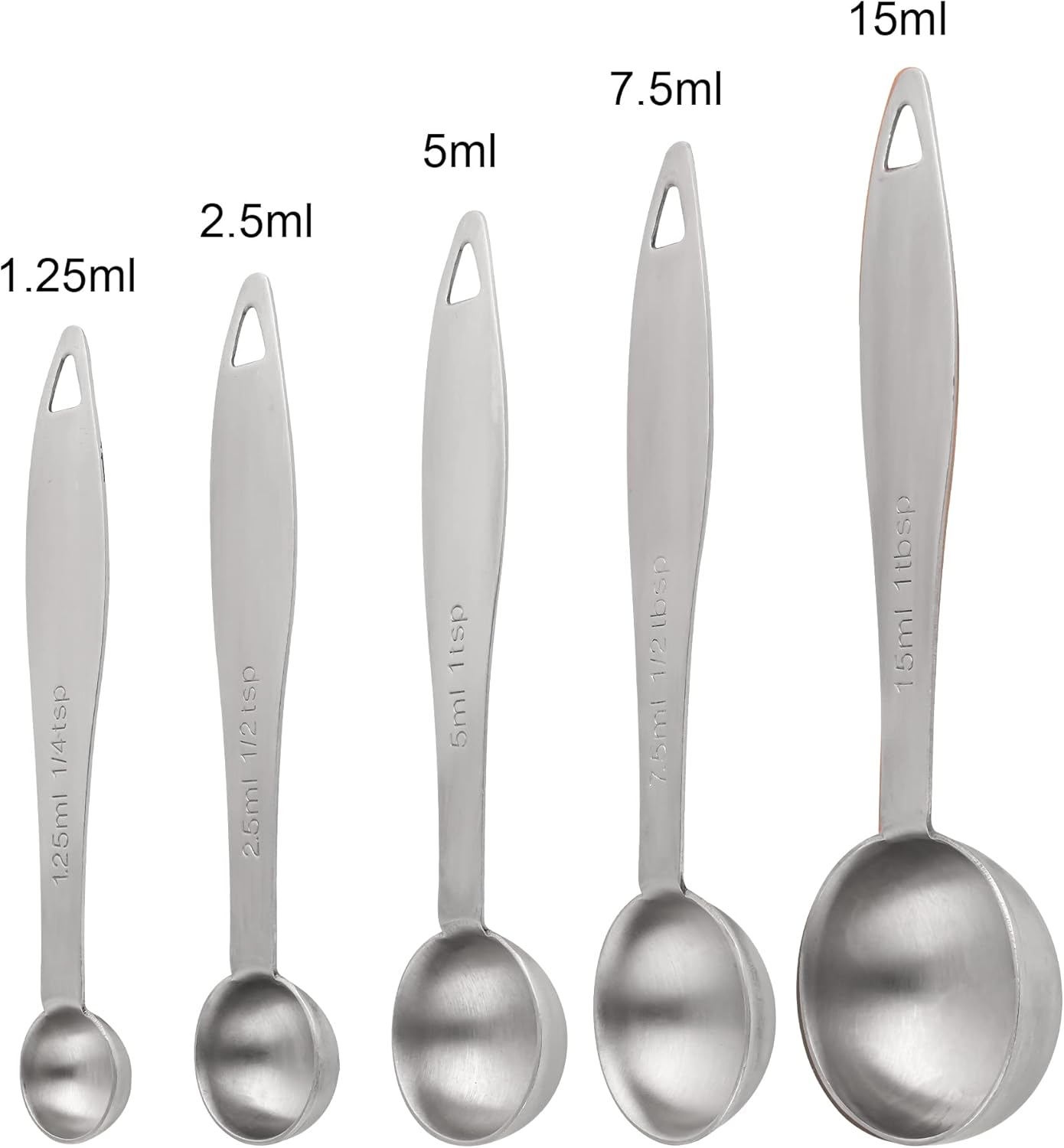 Smithcraft Measuring Cups and Spoons Set, 12 Pieces Stainless Steel Measuring Cup Set, Metal Copper Measuring Cups Spoons, Dry & Liquid Kitchen Measure Cup Spoon & Leveler & Measure Equivalents