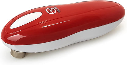 A1 Electric Can Opener – Smooth Edge Tin Opener with Easy-Touch Start & Stop, Ergonomic, Compact & Cordless Design - Black