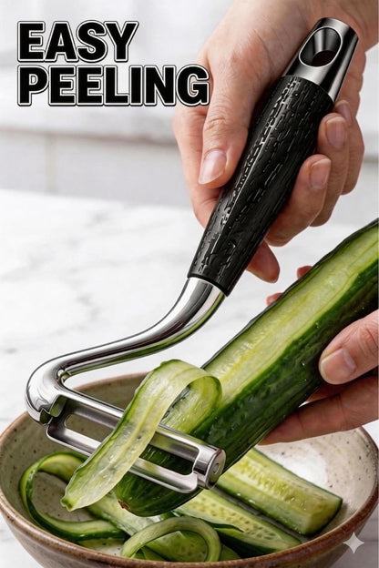 Vegetable Peeler,Nemesis of Bumpy Rough Root,Potato Peeler,Kitchen Sharp Stainless Steel Blade Veggie Gadgets for Fruit Apple Carrot Pumpkin Pineapple SugarCane Squash Papaya,(Right-Hand Only)