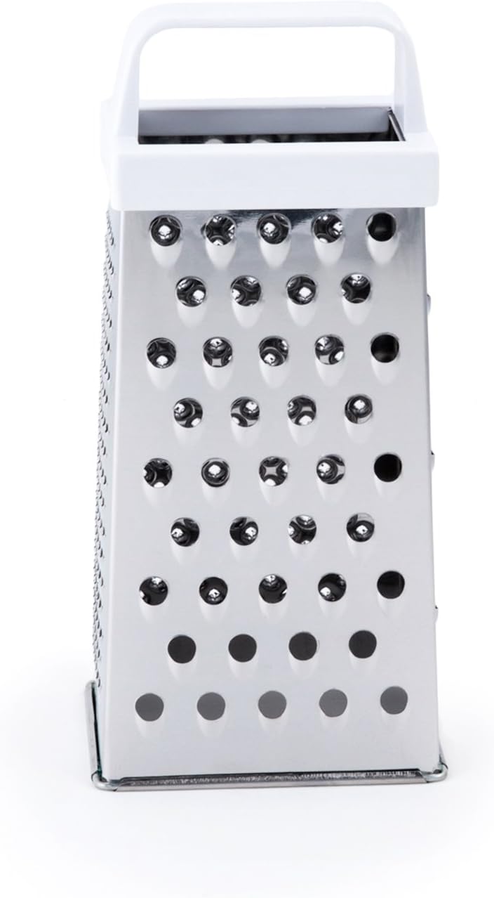 Fox Run 4-Sided Grater, Stainless Steel, 8-Inch