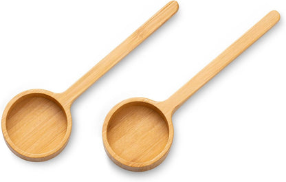 Bamboo Coffee Scoop Long Handle 10g Measuring Scoop for Deep Jars and Containers