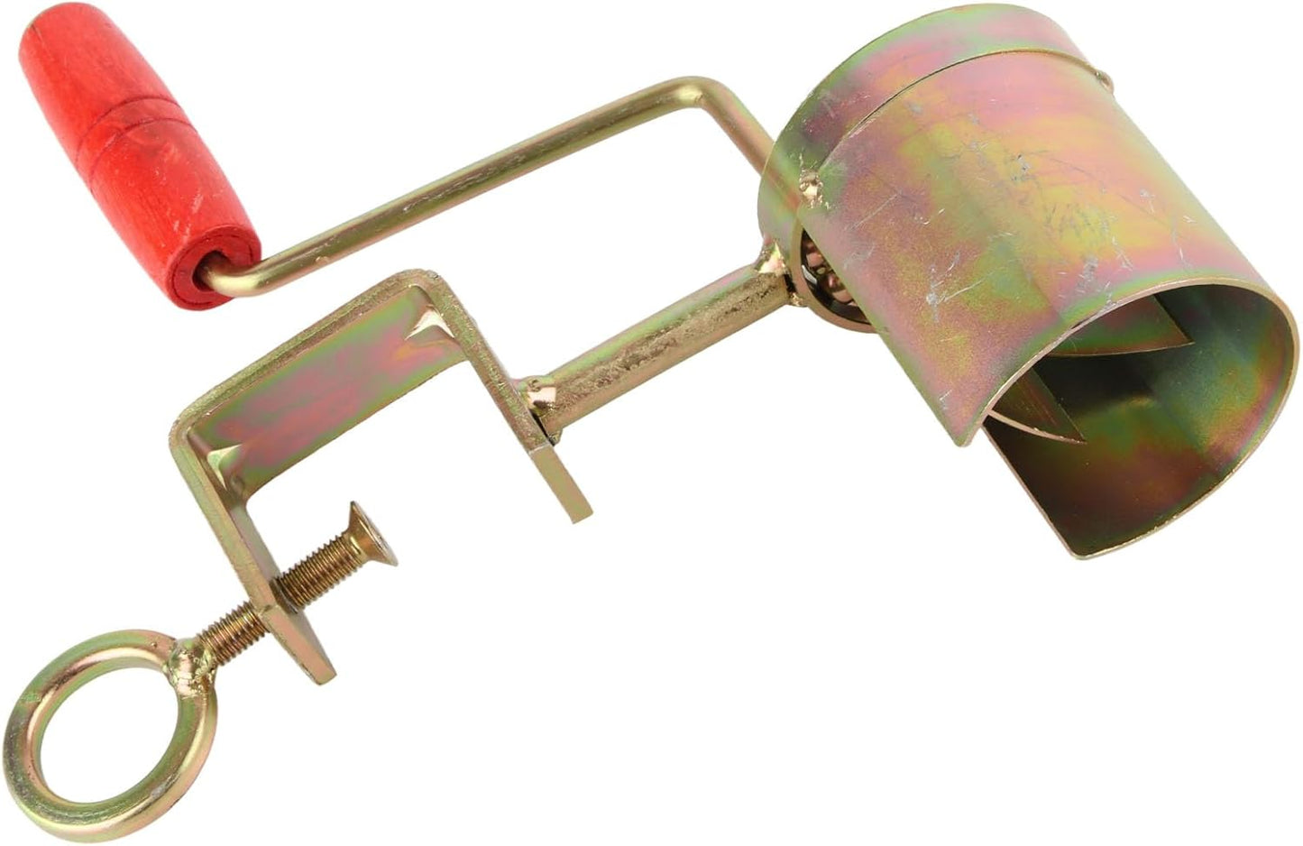 Hand Crank Corn Sheller Efficient Peeling Tool Firm Clamping Long Life Iron Material for Farms and Home