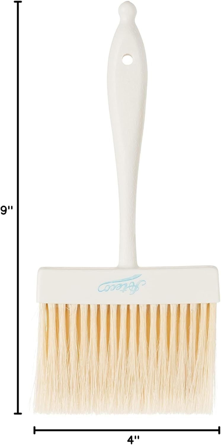 Ateco Pastry Brush, 2-Inch Wide Head with Natural White Boar Bristles & Molded Plastic Handle