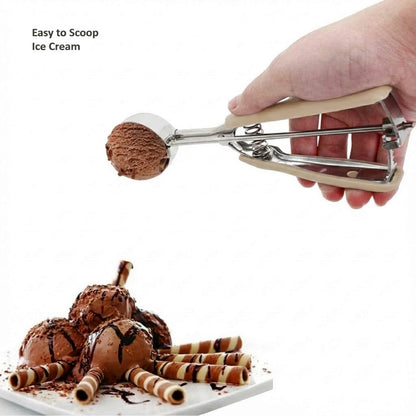 Cookie Scoop, Ice Cream Scoop, 1Tbsp/15 ml/0.5oz Cookie Scoops for Baking, 18/8 Stainless Steel Cookie Scooper for Baking, Ice Cream Scooper with Trigger Release, Cookie Dough Scoop with Non-slip Grip