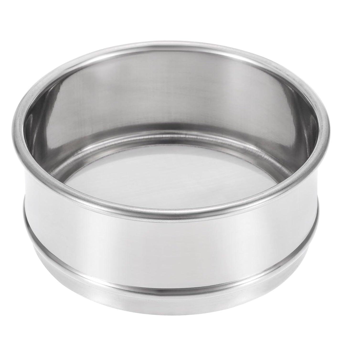 PATIKIL 150 Mesh Lab Sieve, 4" Diameter Test Sieve 304 Stainless Steel Wire Cloth (0.1mm) for Industrial Laboratory