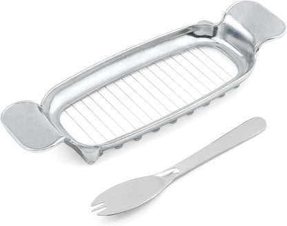 Stainless Steel Cheese Slicer, 16 Sharp Wires, Multipurpose Food Cutter, Butter Slicer, Cutter, Cheese, with 1pc Butter Cutter Fork