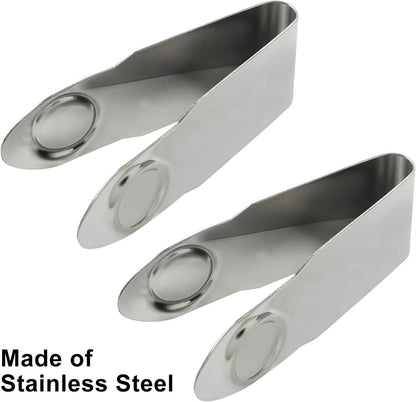 2Pcs Stainless Steel Strawberry Huller, Fruit Stem Remover Picker Leaf Peeler, Kitchen Gadgets for Home Kitchen Tools/Cherry Tomato