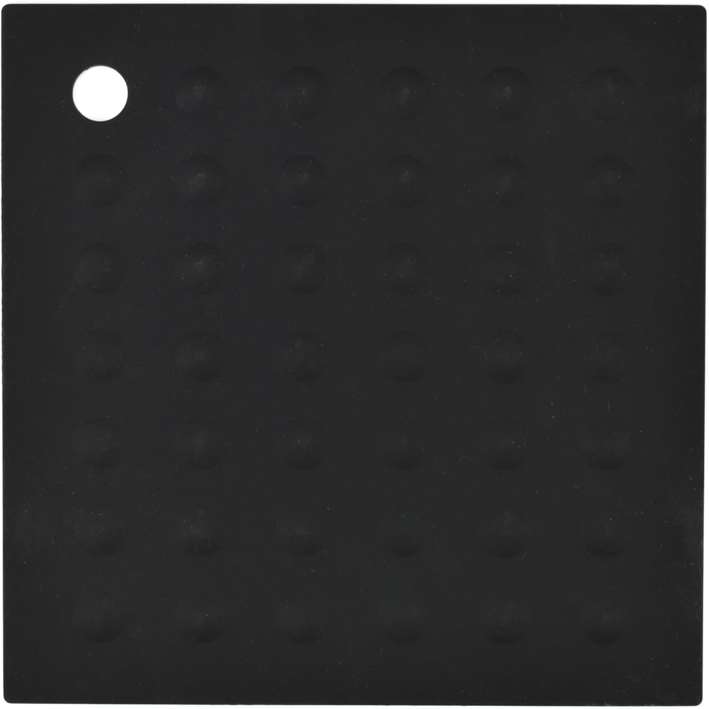 Lamson Original Silicone Hotspot - 7" x 7" Pot Holders for Kitchen, Black Hot Plate & Silicone Pad, Heat Resistant to 450°F, BPA Free, Dishwasher Safe, Slip Resistant, Professional Use