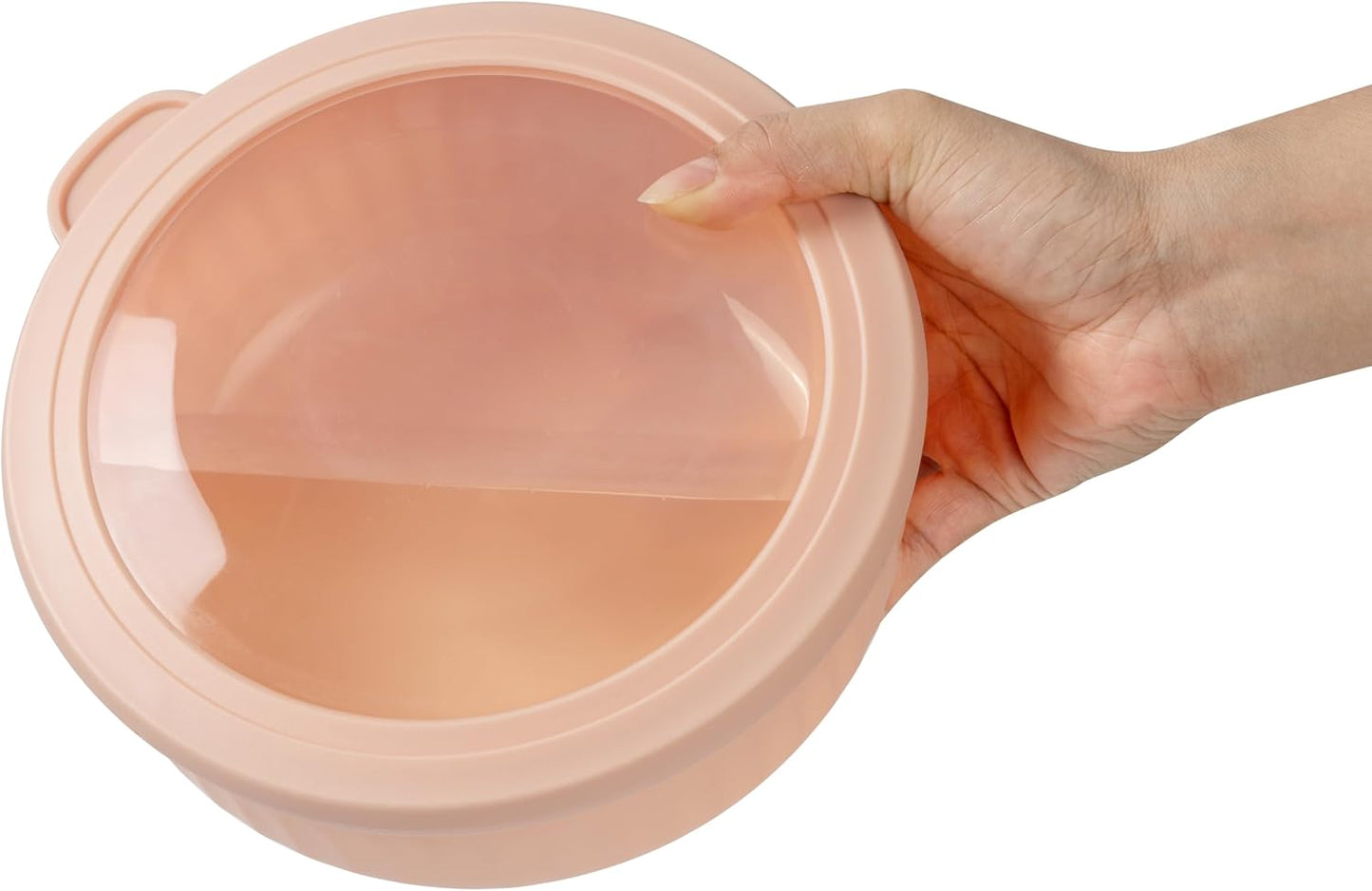 COOK WITH COLOR Prep Bowls with Lids- Wide and Deep Nesting Plastic Small Mixing Bowl Set with Lids, 8 Piece Set - Wide Bowls, Blue