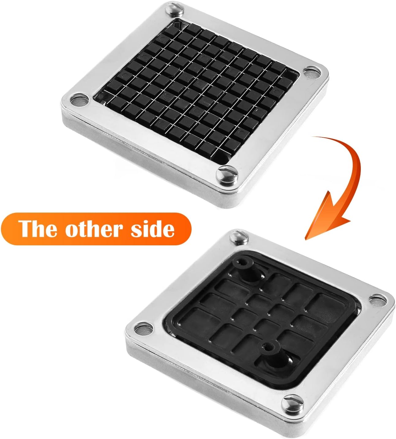 Replacement Chopper Blade Commercial Vegetable Chopper Dicer Stainless Steel Blade for Fruit Cutting Machine Tomato French Fries Cutter (3/8″ Blade)