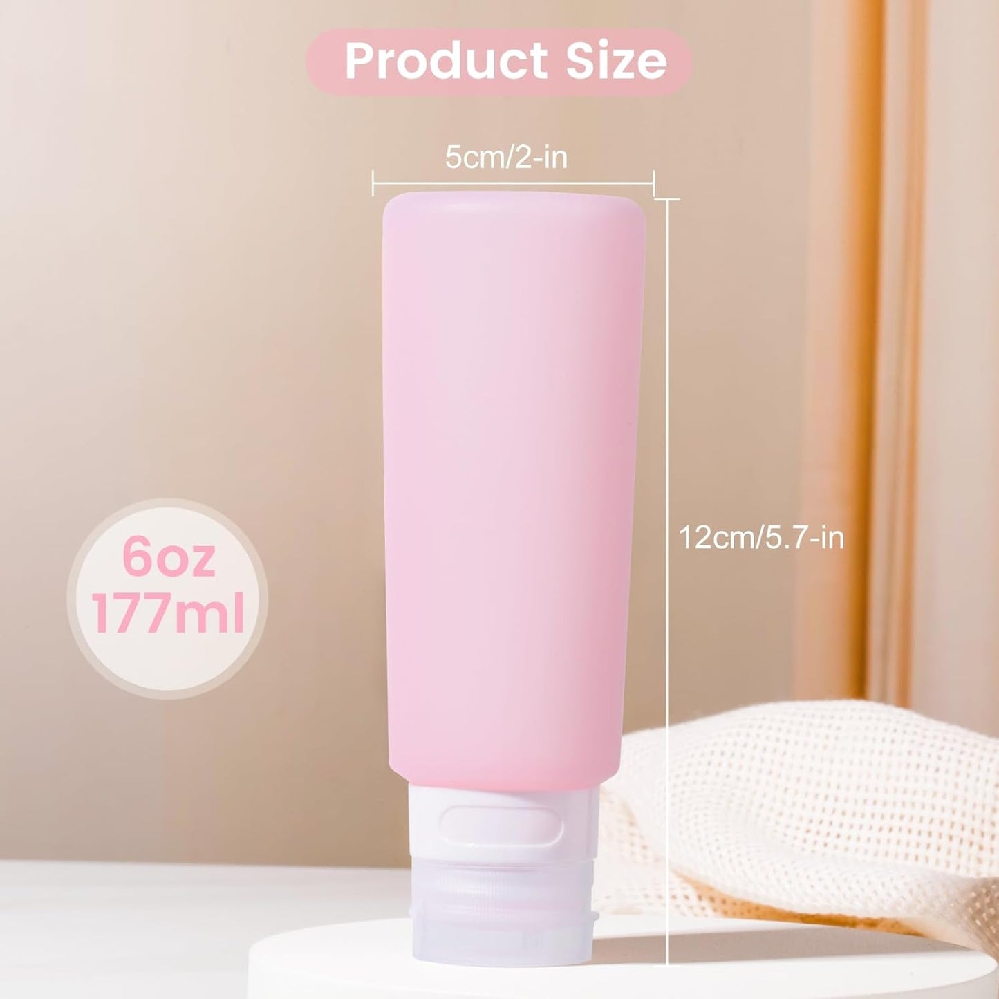 MICEBAY Condiment Squeeze Bottles for Sauces, 2-oz Mini Silicone Salad Dressing Container to Go with Reusable Sandwich Bag, Leakproof Ketchup Bottle for Bento Lunch Box, 4 Pack, Candies
