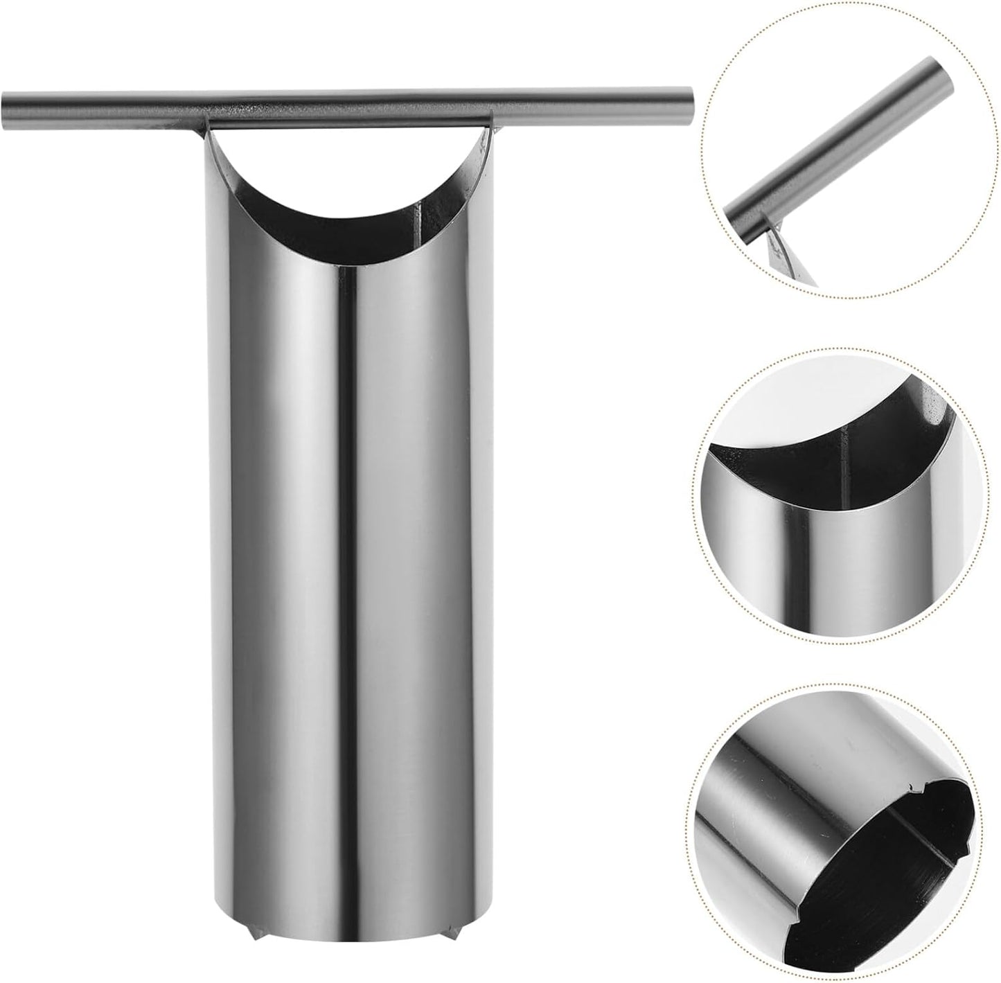 Alipis Stainless Steel Watermelon Core Remover Tool 4.7 X 4.3 Inch Melon Opener for Watermelon Cantaloupe Pineapple Kitchen Fruit Corer