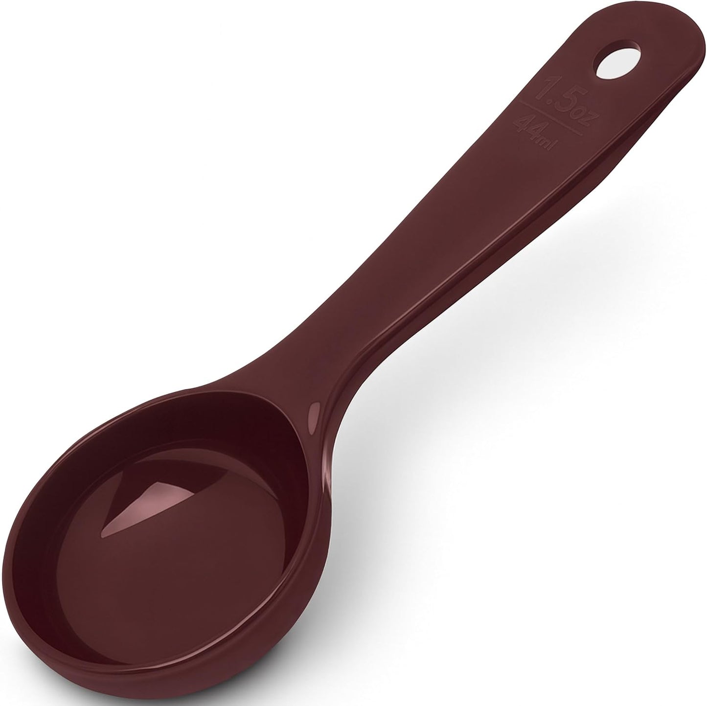 Carlisle FoodService Products 492104 Measure Miser Solid Measuring Spoon with Short Handle, 1 Ounce, Yellow