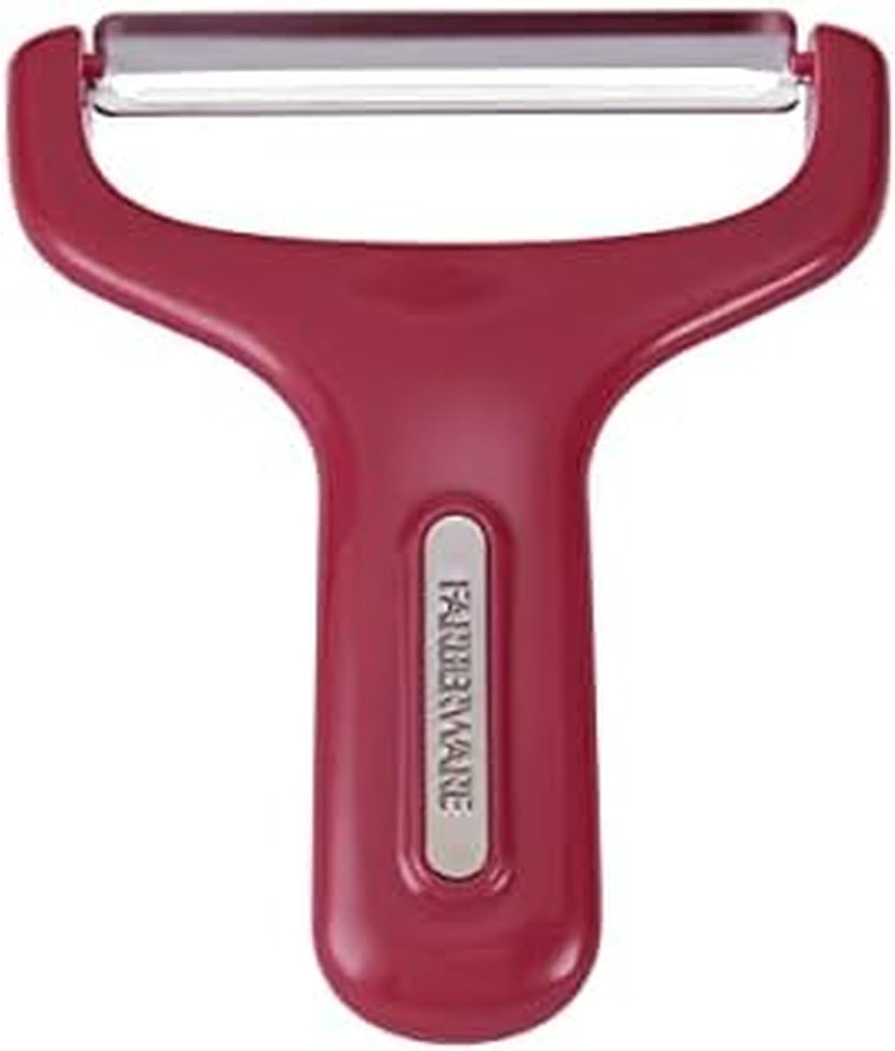 Farberware Professional Large Y Shaped Vegetable Peeler with Stainless Steel Premium Ultra Sharp Blade, 4.53x0.79x5.31 Inch, Berry