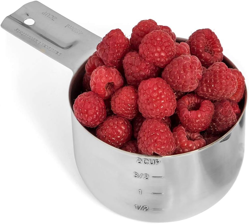 Hudson Essentials Stainless Steel Measuring Cups and Spoons Set (15 Piece Set)