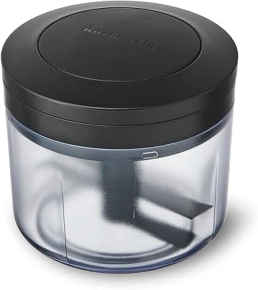 KitchenAid Manual Food Chopper, 3.8 Cup, Black