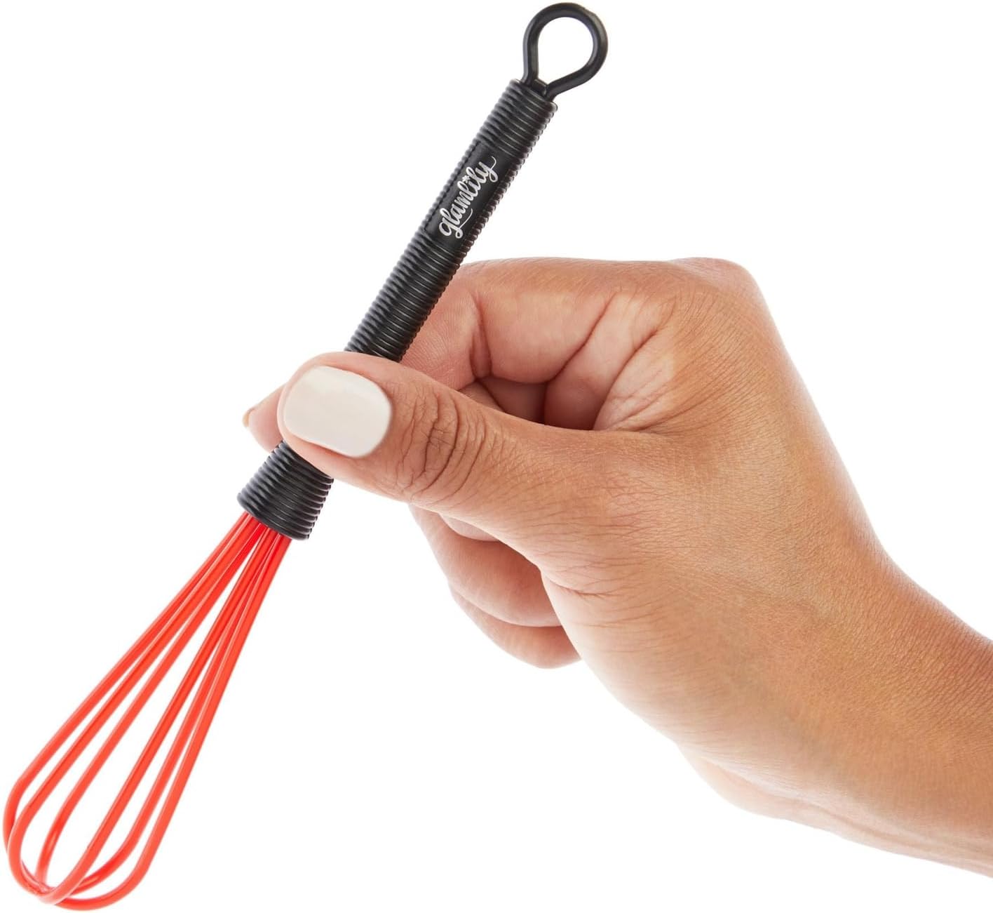 Glamlily Silicone Mini Hair Color Whisk Set - Precision Hair Dye Mixing Whisk - Multi-Use Salon & Kitchen Mixers - Vibrant Color Tools for Salon Organization - 6 Count, 7 x 1.2 in