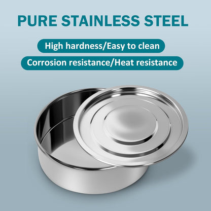 All 304 Stainless Steel Mesh Lab Sieve, 30 Mesh (0.6mm) Aperture Test Sieve, 4inch(10cm) Standard Analysis Sample Test Sieves for Industrial Laboratory Homes