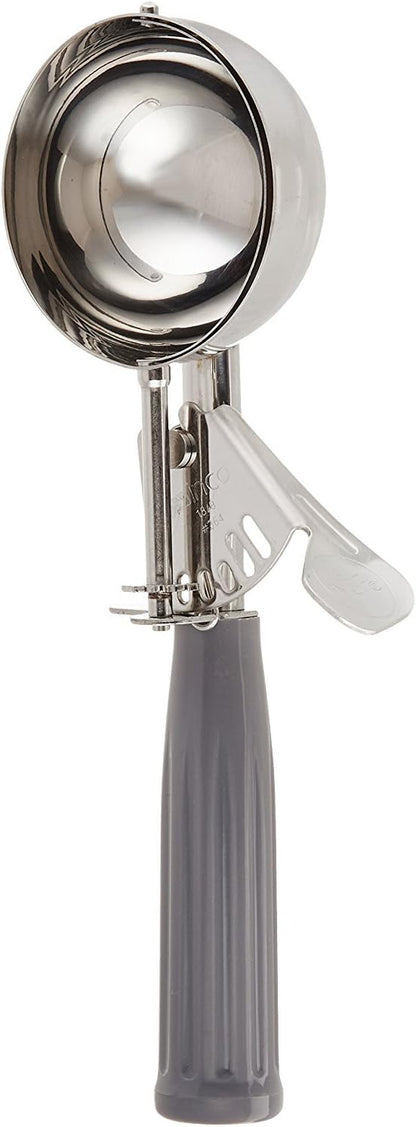 Winco Ice Cream Disher, Size 8, Plastic Hdl, Gray