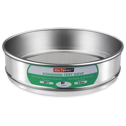Xin Tester 325 mesh Standard Mesh Lab Sieves Laboratory Sample Test Analysis Sieve Dia 7.88 Inches