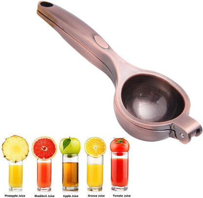 Lemon Squeezer Press Stainless Steel/Lime Juicer Handheld Manual Hand Citrus Press Juicer Metal - 2.7" Extra Large Bowl Heavy Duty Easy to Clean Dishwasher Safe