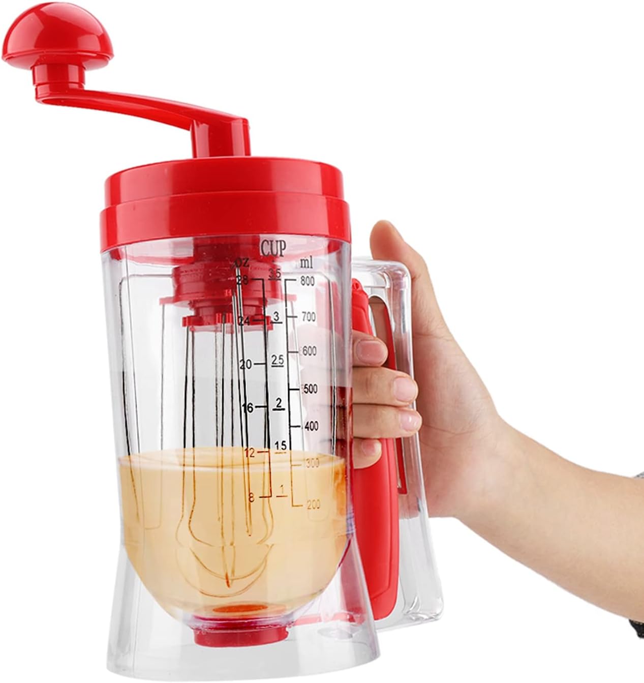 Batter Dispenser,3 In 1 Automatic Pancake Cupcake Batter Dispenser With Cake,Food Grade Dispenser For Pancake,Cupcakes, Waffles, Muffin Mix, Crepes, Cake Or Any Baked Goods