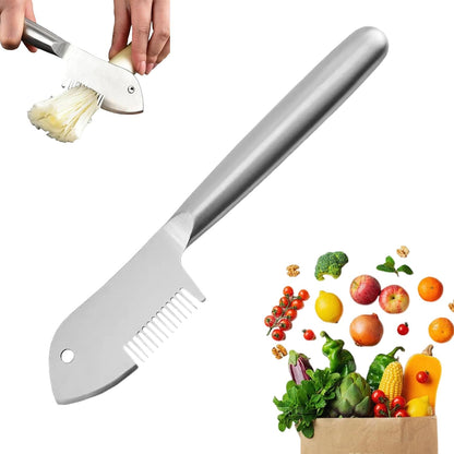 Stainless Steel Multi-purpose Julienne Peeler, Vegetable Julienne Slicer, Precision Julienne Blade, Quick & Easy Kitchen Shredder Tool, for Fruit, Potatoes, Carrots (1PC)