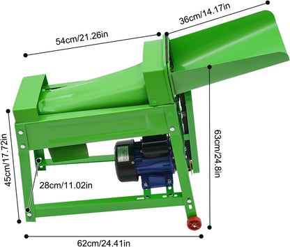 Electric Corn Sheller 4800W 110V Heavy Duty Corn Thresher Sheller, Quick Corn Cob Stripper Tool, Industrial Corn Shucker, Threshing Stripping Machine for Home, Ranche, and Farm(Green)