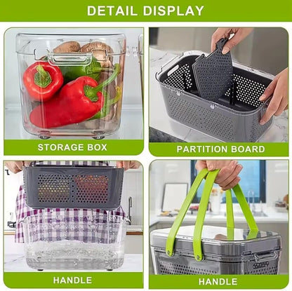 22-in-1 Vegetable Chopper with Container, Food Dicer Cutter, Mandoline Slicer & Cheese Grater, BPA-Free Kitchen Gadget for Onion, Potato, Cucumber & Veggies