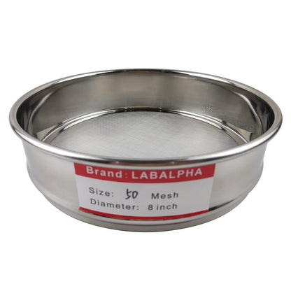 LABALPHA 120 Mesh Lab Sieves, #120 Mesh Test Sieve, 8'' Diameter, 304 Stainless Steel Wire Cloth (0.125mm)