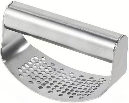 tainless steel ring garlic press 430 rocking motions steel ring garlic press rocking crusher rocker