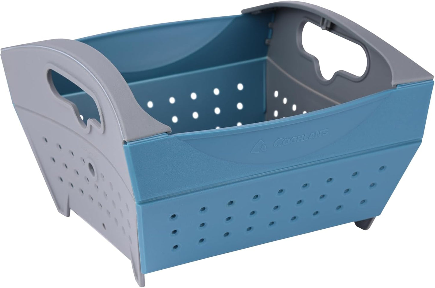 Coghlan's Snapfold Colander – 3-Quart (2.8L) Compact, Collapsible Strainer for Pasta, Vegetables, Fruit, Space-Saving, Self-Standing with Handles, for Camping and Outdoor Kitchens, Standard Size