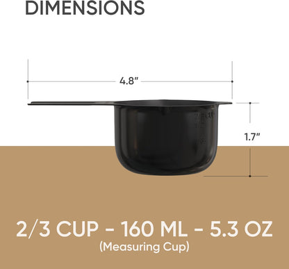 Color Up 2 Cup Measuring Cup, 480ml Stainless Steel Metal, Easy-Pour Spouts, Engraved Markings, Flat Base, Dishwasher Safe, for Dry and Liquid Ingredients