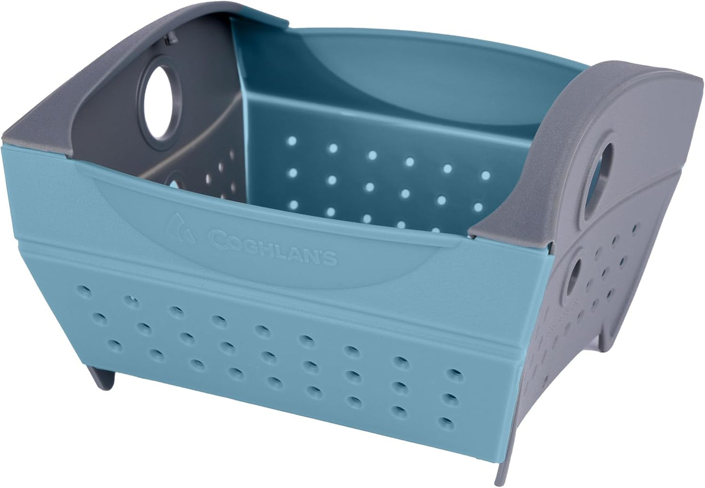 Coghlan's Snapfold Colander – 3-Quart (2.8L) Compact, Collapsible Strainer for Pasta, Vegetables, Fruit, Space-Saving, Self-Standing with Handles, for Camping and Outdoor Kitchens, Standard Size
