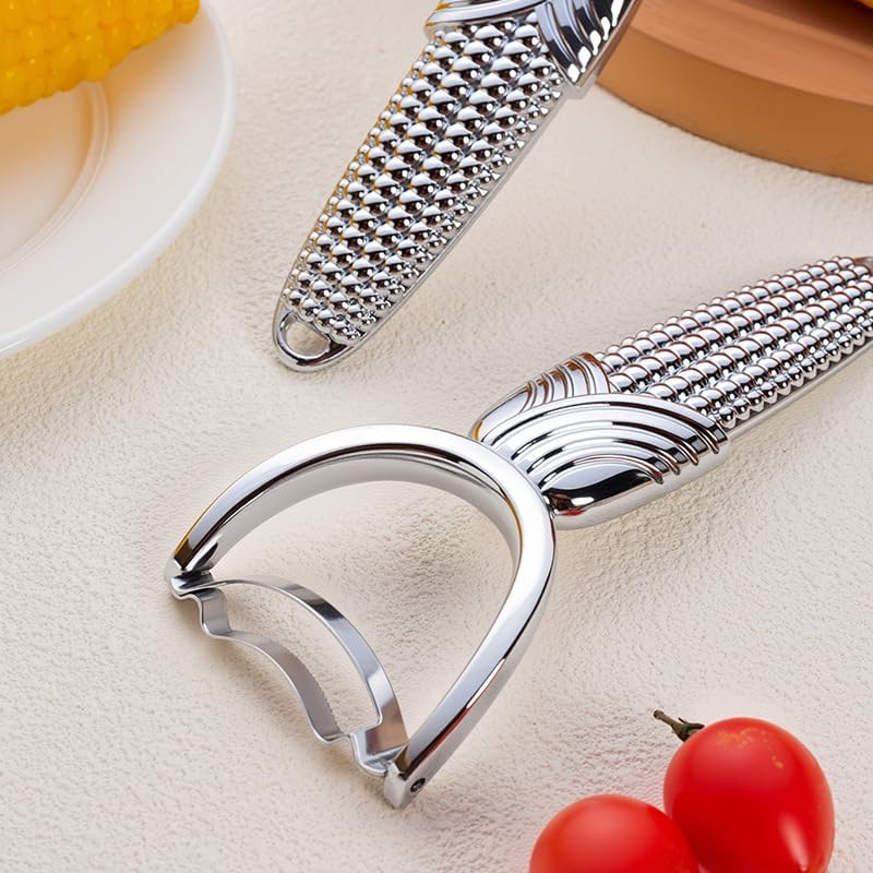 Corn Peeler, Stainless Steel Cob Stripper Tool, Kernel Remover for Corn Cob