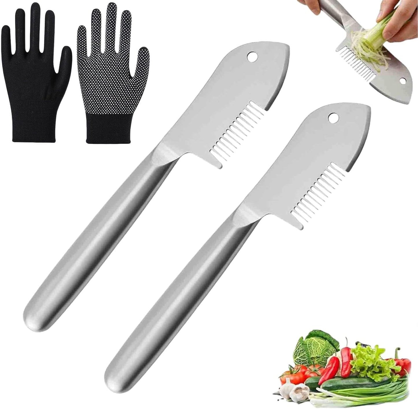 Stainless Steel Multi-Purpose Julienne Peeler for Smooth Vegetable Prep, Multi Function Kitchen Tool for Consistent Julienne and Easy Daily Cooking (White 1pc)