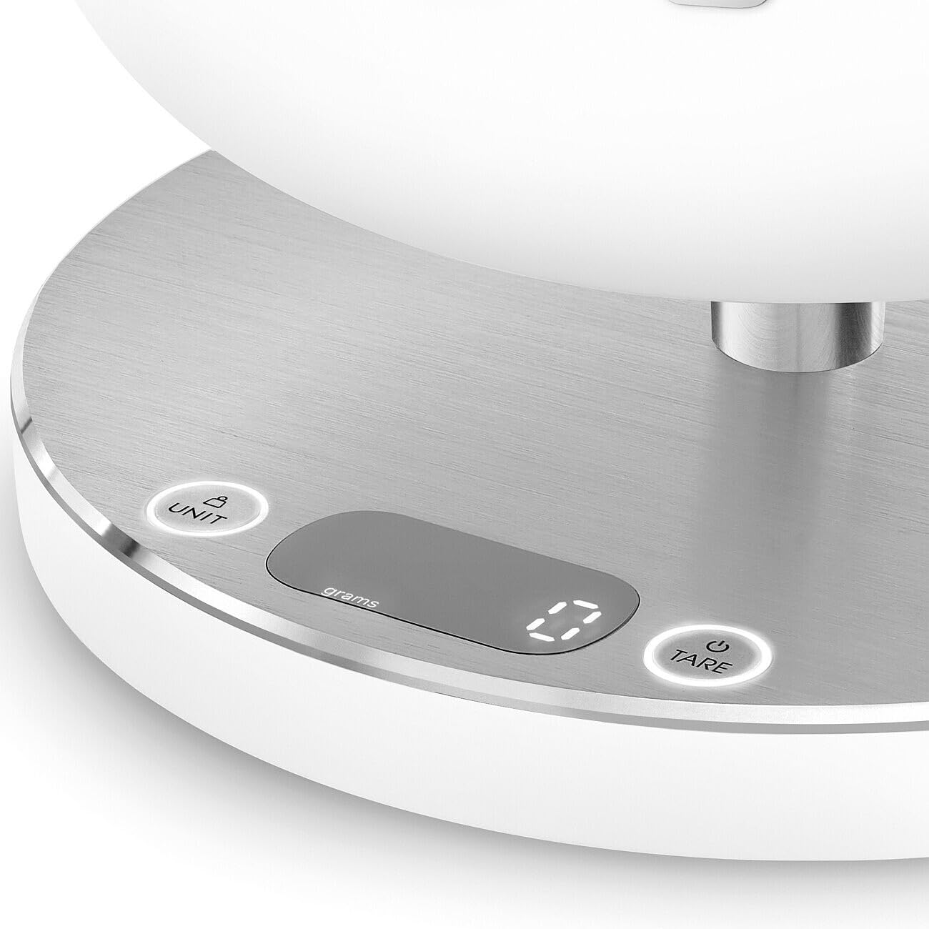 SMEG Contemporary Digital Kitchen Scale with Removable Bowl (Black)