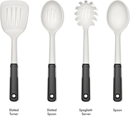 OXO Good Grips 4-Piece Nylon Tool Set, 2.3, Black