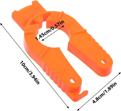 Plastic Bottle Cap Opener,3 Pack Water Bottle Opener,Orange Soda Can Opener,3 in 1 Multi-Purpose Water Bottle Opener for Arthritic Hands,Seniors