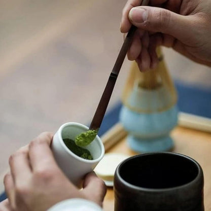 Matcha Whisk Holder, Ceramic Chasen Stand for Bamboo Matcha Whisk, Japanese Matcha Tea Set Accessory (Matcha Green)