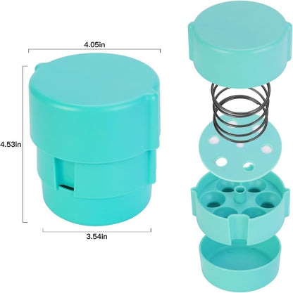Cherry Pitter - Portable Cherry Pitter Corer Tool, Pits up to 6 Cherries at Once, Dishwasher Safe, ABS Construction, Blue