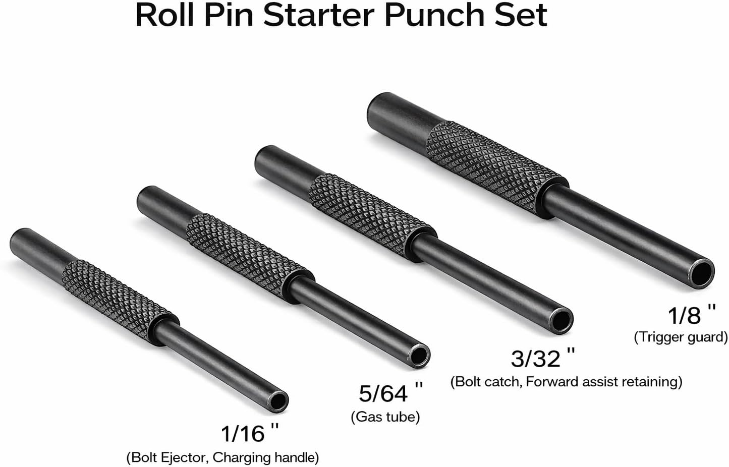 Gunsmithing Roll Pin Starter Punch Set Tool (Pack of 1)