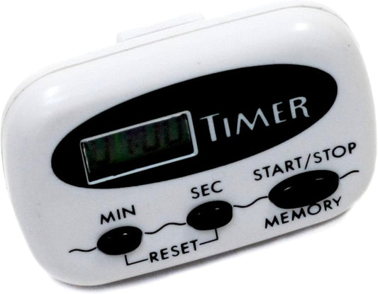 Chef Craft Select Digital Timer, 1 Piece 2.5 Inch, White
