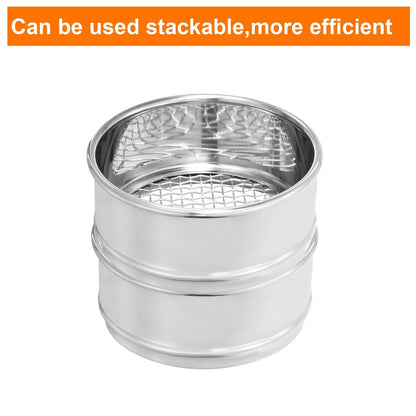 PATIKIL 150 Mesh Lab Sieve, 4" Diameter Test Sieve 304 Stainless Steel Wire Cloth (0.1mm) for Industrial Laboratory
