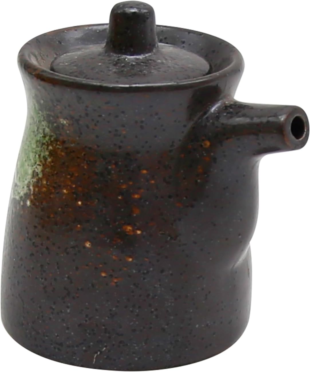 MDEOOSKY Ceramic Seasoning Bottle, Japanese Style Earthenware Ceramic Oil Dispenser, Olive Oil Dispenser, Sushi Sauce Container, 6.76 fl oz