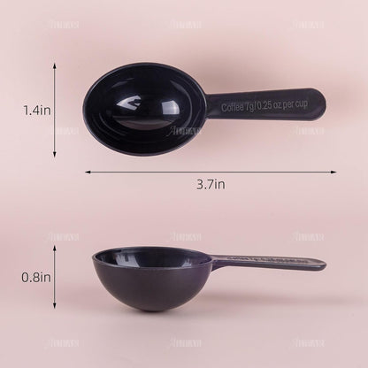 AUEAR, 5 Pack Tablespoon Coffee Scoop Plastic Measuring for Milk Powder Fruit Seed Spices